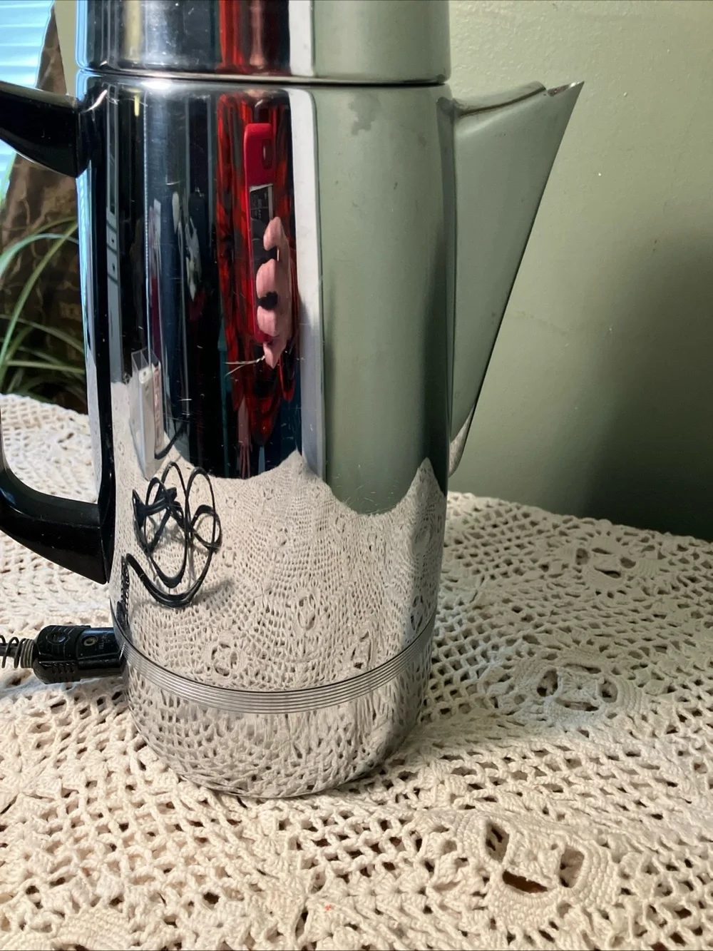 KENMORE Electric Percolator Coffee Maker 302.67350  10 cups Stainless Steel - Picture 4 of 12